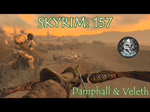 Checkers' Mellow Skyrim Let's Play Part 157 - Damphall & Capt Veleth
