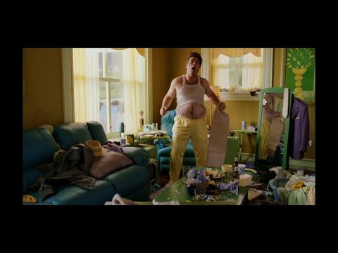 The Cat And The Fat Starring Alec Baldwin (Belly Scene) - Male Gold Digger Un-employed Slob In Debt