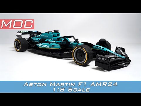 Aston Martin F1 AMR24 1:8 Scale LEGO TECHNIC MOC