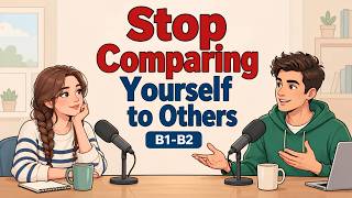 How to Stop Comparing Yourself to Others | English Podcast for Easy Daily Life Conversation | B1- B2