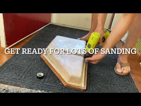 Ericson 35 Ice Box lid restoration