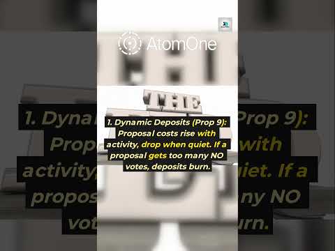 🔥 AtomOne v3 Upgrade Features Explained (Props 9–15) #atomone #crypto  #atom #cryptocurrency