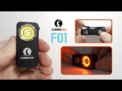 LUMINTOP F01 - 1200 lumens triple beam clip-on rechargeable flashlight
