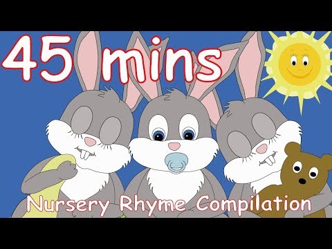 Sleeping bunnies! And lots more Nursery Rhymes! 45 minutes!