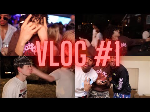 I went to a Frat Party...| VLOG #1/*FIRST YOUTUBE VIDEO*