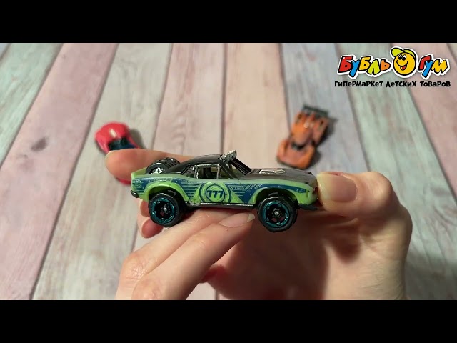 Набор машинок металлических Color Change 3шт 1:64 в ассортименте - видео