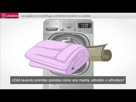 Video - Qué hacer cuando tu lavadora deja de centrifugar