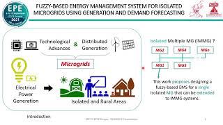 Fuzzy-based EMS for Isolated Microgrids using generation and demand forecasting