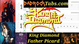 Father Picard - King Diamond - Guitar + Bass TABS Lesson 