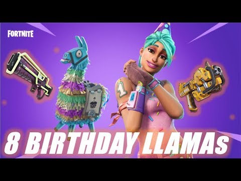 Opening 8 Birthday Llamas