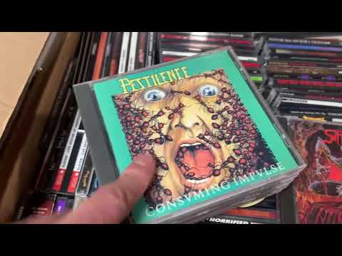 Insane Collection Of First Press Death & Thrash Metal CDs, Cassettes and Vinyl I Just Scored