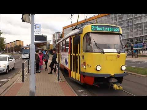 Straßenbahn Most am 03.10.2019 (Tatra)