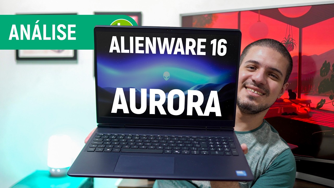 Miniatura da avaliação em vídeo de Notebook Dell Alienware 16 Aurora AC16250 16 Polegadas WQXGA Intel Core 7 32GB 512GB SSD RTX 3050