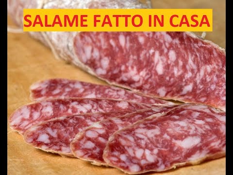 Salame fatto in casa con Giorgino