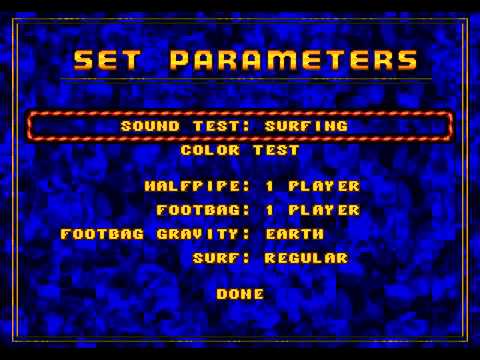 California Games Mega Drive Surfing Theme