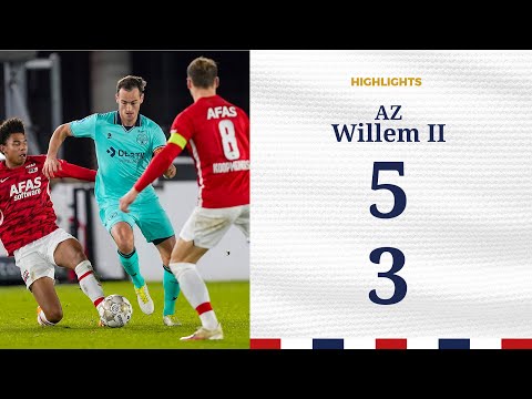 AZ Alkmaar Zaanstreek 5-3 Willem II Tilburg