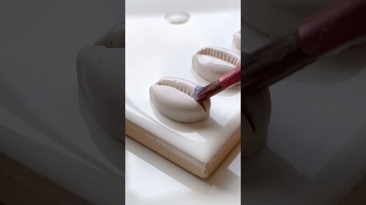 no actual cowries were harmed 🤭 Clay cutters and earrings available on our website now!