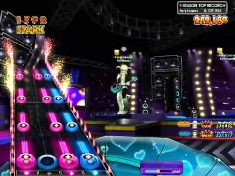 Audition Guitar Mode No Brain - Pang! Pang! Pang! (Lv.4 Crazy) 160 BPM No Chance