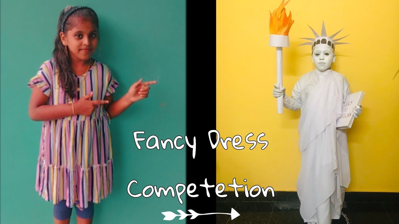 My Fancy Dress Competition..💓 The Statue Of Liberty..🗽.. | Fathimas Entertainz💕
