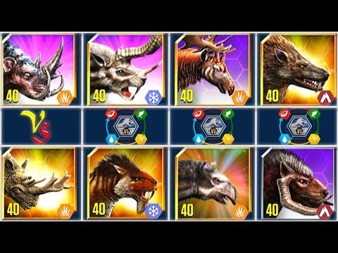 SUPERSAURUS TOURNAMENT PVP ALL CENOZOIC | JURASSIC WORLD THE GAME