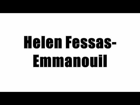 Helen Fessas-Emmanouil