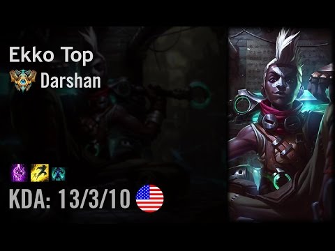 Ekko Top vs Nautilus - Darshan - NA Challenger Patch 6.6