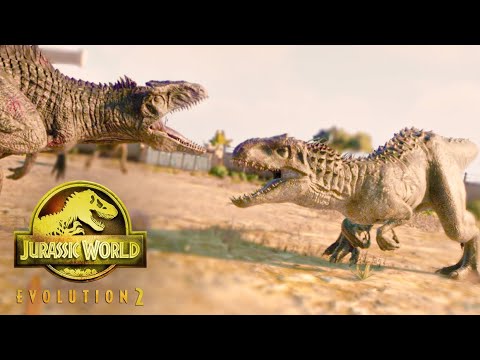 EVERY LARGE CARNIVORE BATTLE ROYALE!! (Jurassic World Evolution 2) Rematch!
