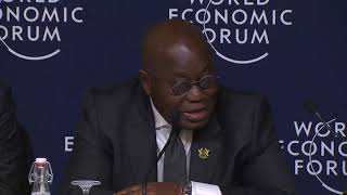 Davos 2020 - Press Conference with the Nana AkufoAddo President of Ghana