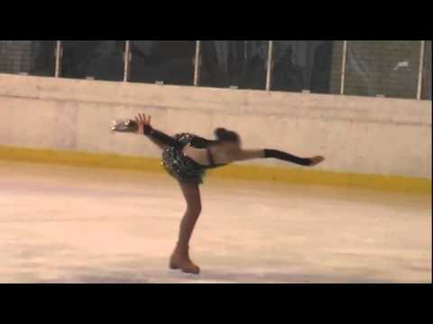 Karolina FALKEVICIUTE Advanced Novice girls FS Kaunas Ice Christmas Cup 2013
