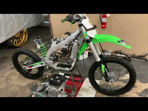 2016 kx450f “theveetouch” new transmission sprocket shaft new complete engine gasket kit
