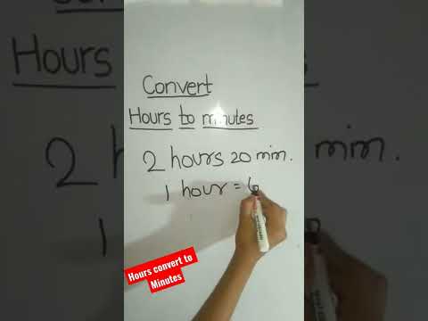 Hours convert to minutes....#viralshorts #youtubeshorts #shorts