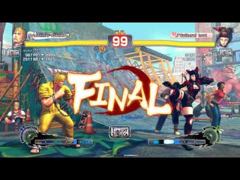 nonoGT75 [Cody] vs Inget [Juri] USF4 Online Ranked Matches - Steam