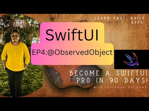 SwiftUI Masterclass EP4: @ObservedObject Explained! | State Management