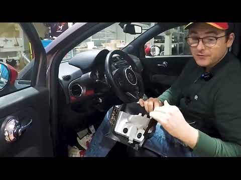 Fiat Abarth 500 steering wheel spacer installation