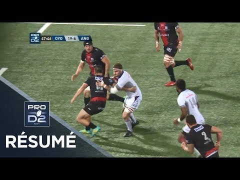 PRO D2 - Résumé Oyonnax-Angoulême: 29-12 - J10 - Saison 2018/2019