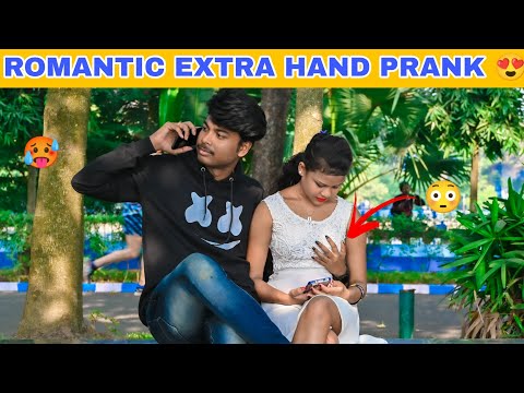 Romantic Extra Hand Prank On HOT Girl 😳 | Part 2 | It's a_SRS_Prank
