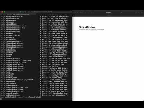 Rails 7 - Hotwire Reload