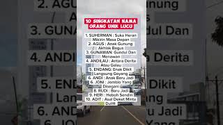 Download lagu Baru tau 10 Singkatan Nama Orang Lucu dan Unik #shorts mp3 Download lagu Baru tau 10 Singkatan Nama Orang Lucu dan Unik #shorts mp3