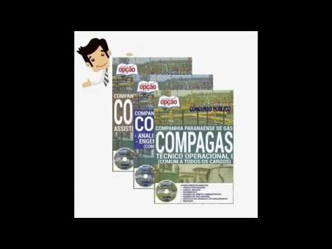 Apostilas do Concurso COMPAGAS-PR 2016 - Diversos Cargos