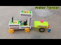 How To Make Water Tanker Tractor At Home DIY Matchbox Water Tanker DIY Project