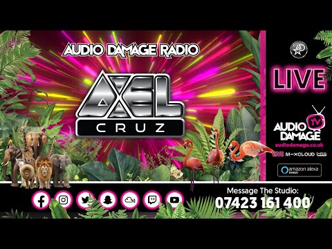Axel Cruz - (Tropical Deep House) - LIVE - Audio Damage Radio. 10 - 11pm (12.01.2026).