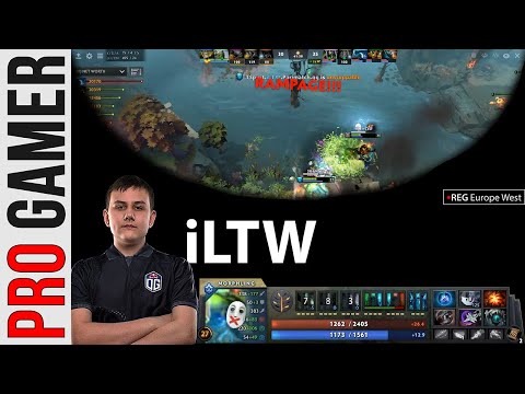PRO Dota 2: iLTW - MORPHLING (safelane) Gameplay