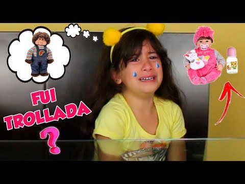 Ganhei uma Bebê Reborn mas pensei que fosse um FOFÃO!