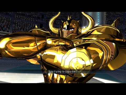 Saint Seiya Soldier's Soul: Taurus Aldebaran Gold Cloth Moveset Gameplay [PS4] (English)