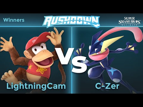 Rushdown 23 - LightningCam (Diddy) vs C-Zer (Greninja) Winners Semifinals - SSBU