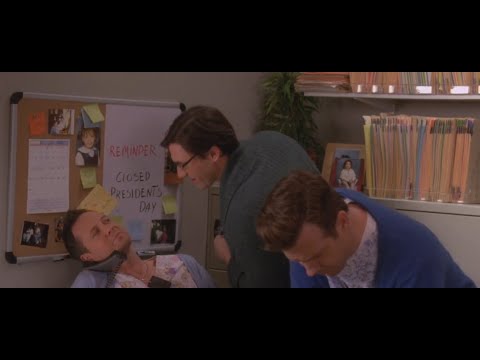 Liz Lemon's former boyfriends (Jon Hamm,Jason Sudeikis,Dean Winters) as woman secretary!