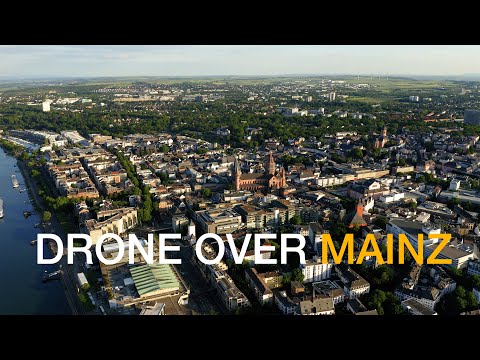 Mainz am Rhein mit Mavic 2 Pro in [4K] 🇩🇪 Daylight Drone Aerial Footage, Germany City of Biontech