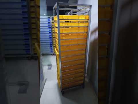 Cold room trays trolley