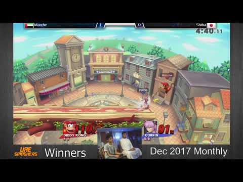 SSB4 Dec 2017: Marche (Diddy Kong) vs Shiba (Corrin) - LR3