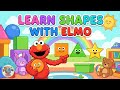 Learn Shapes With Elmo Fun Educational Video For Kids Circle Square Triangle More